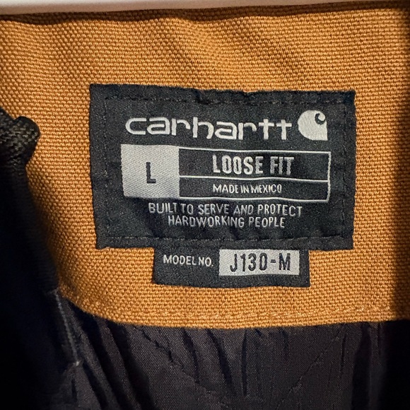 Carhartt Loose Fit Jacket in Tan -Large - Picture 3 of 6